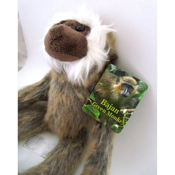 Fiesta Toys Bajan Green Monkey Hanging Long Leg Plush 16" - New with Tags 2018 - Picture 4 of 11